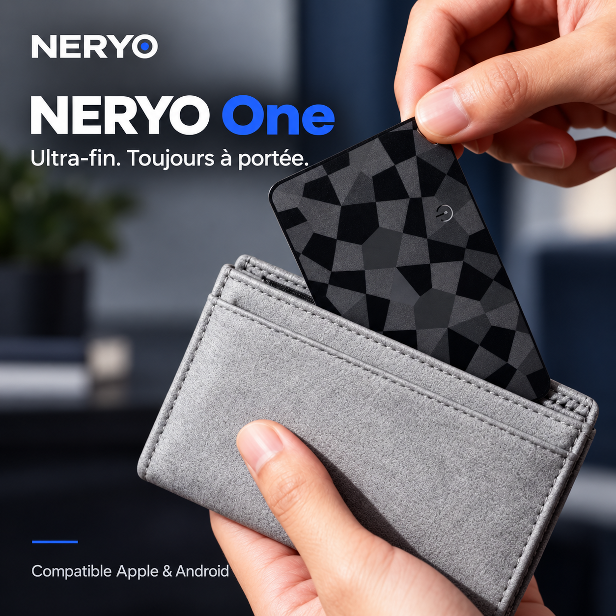 Carte de localisation NERYO One, format carte bancaire